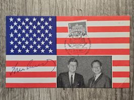 Postkarte BRD Besuch USA Kennedy in Berlin 25.06.1963