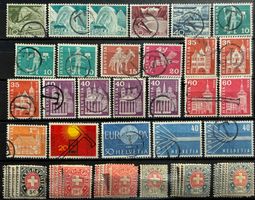 kleines Lot T-Stempel, Telegrafen ab 1.-