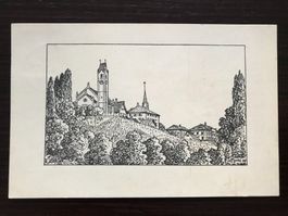 MÄNNEDORF Künstlerkarte Merki, Delegiertenversammlung 1930