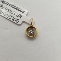 Echt 18K Gold - Diamant Anhänger
