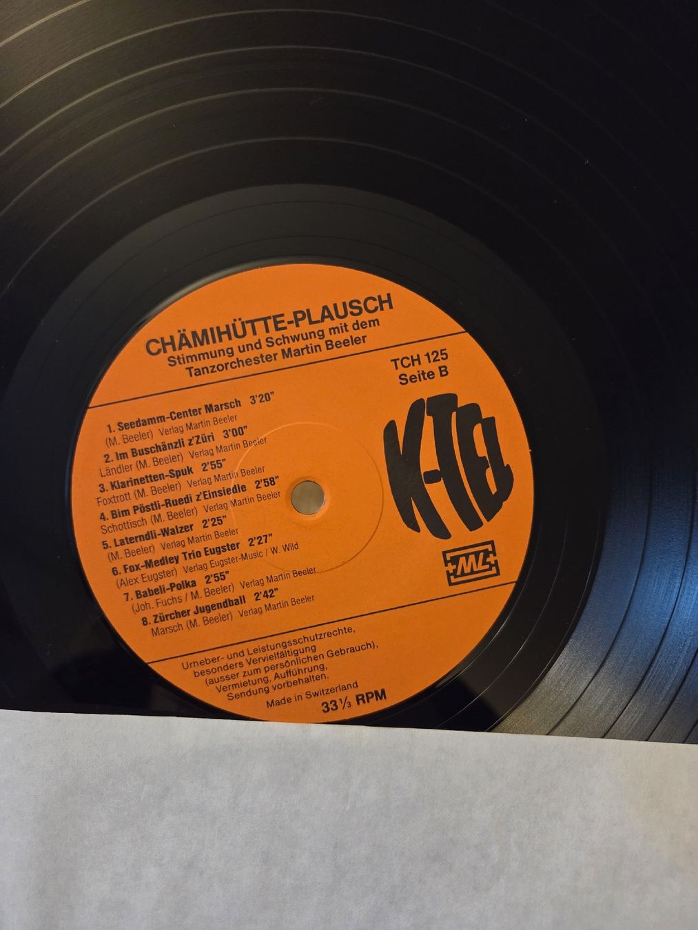 Dischi in vinile: Martin Beeler - Chämihütte-Plausch – Usato da Jegenstorf venduto da AloeVera19 3