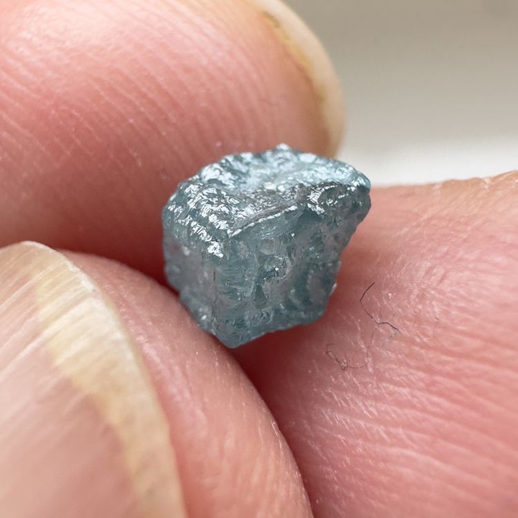 1.06 ct - Raw Natural Blue Diamond 3