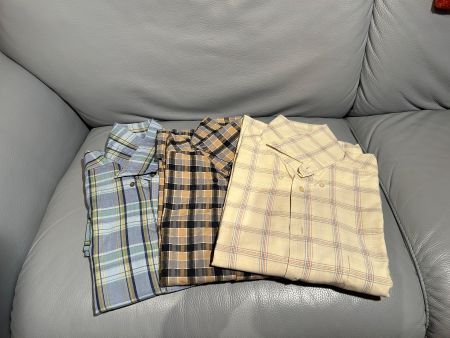 3 Herren Hemden "Casa Moda", M (38/40), gemustert, Baumwolle