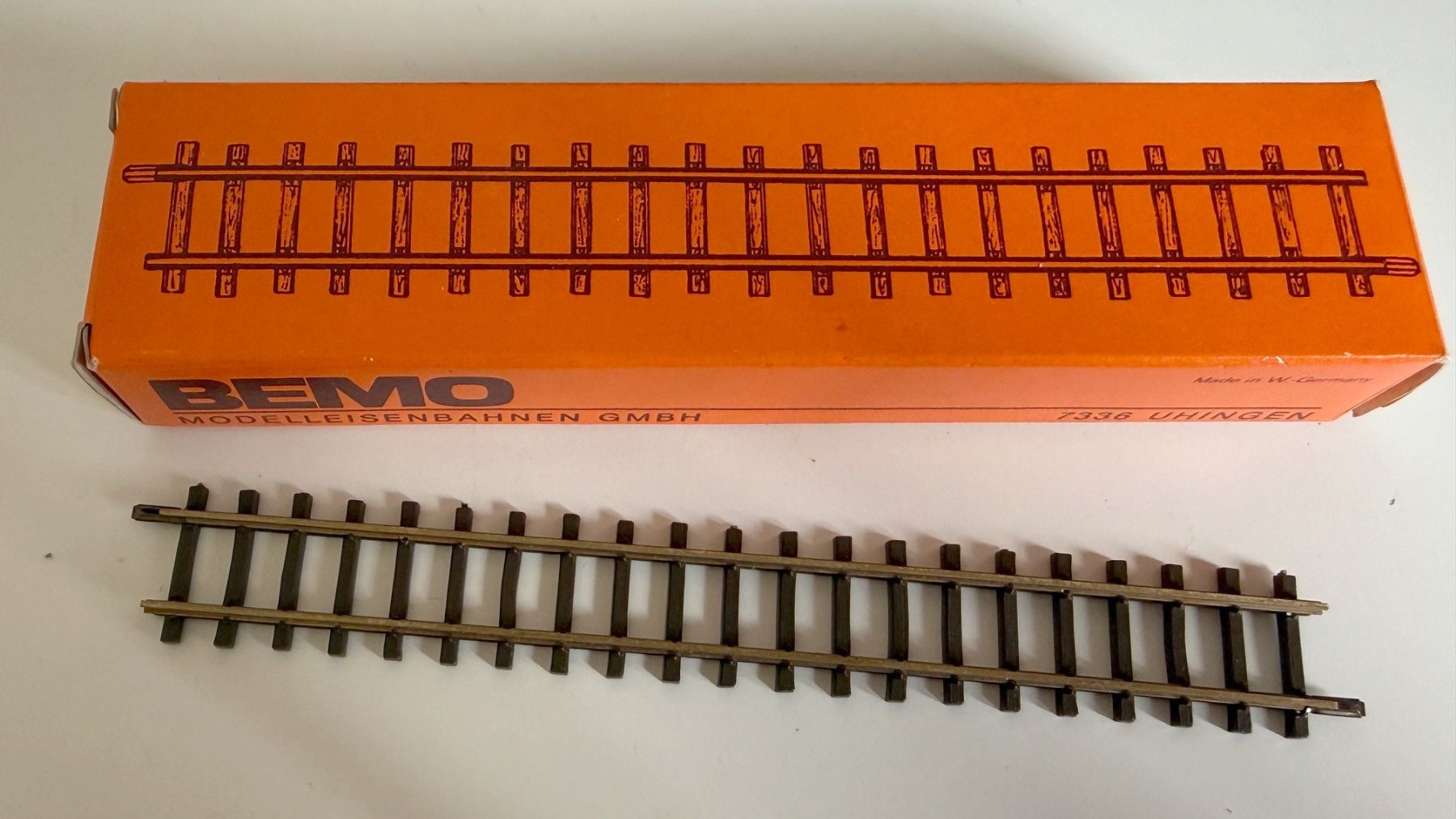Bemo Modellini di ferrovie: Bemo Gleis gerade Art. 4281 000 – Usato da Samedan venduto da Gischpel25 1