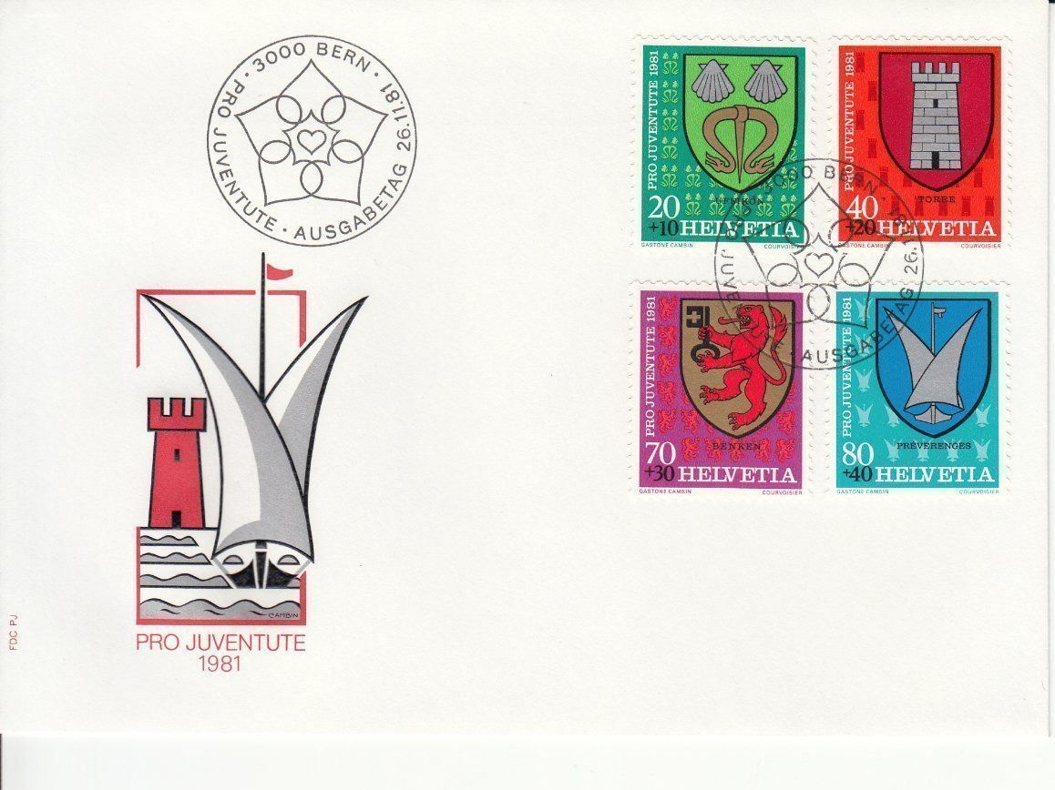 Tutti i francobolli: SBK PJ 1978 - 1981 FDC – Usato da Bürglen TG venduto da StampGraf 4