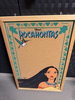Original Disney Pocahontas Pinnwand 1990er / Vintage 1995