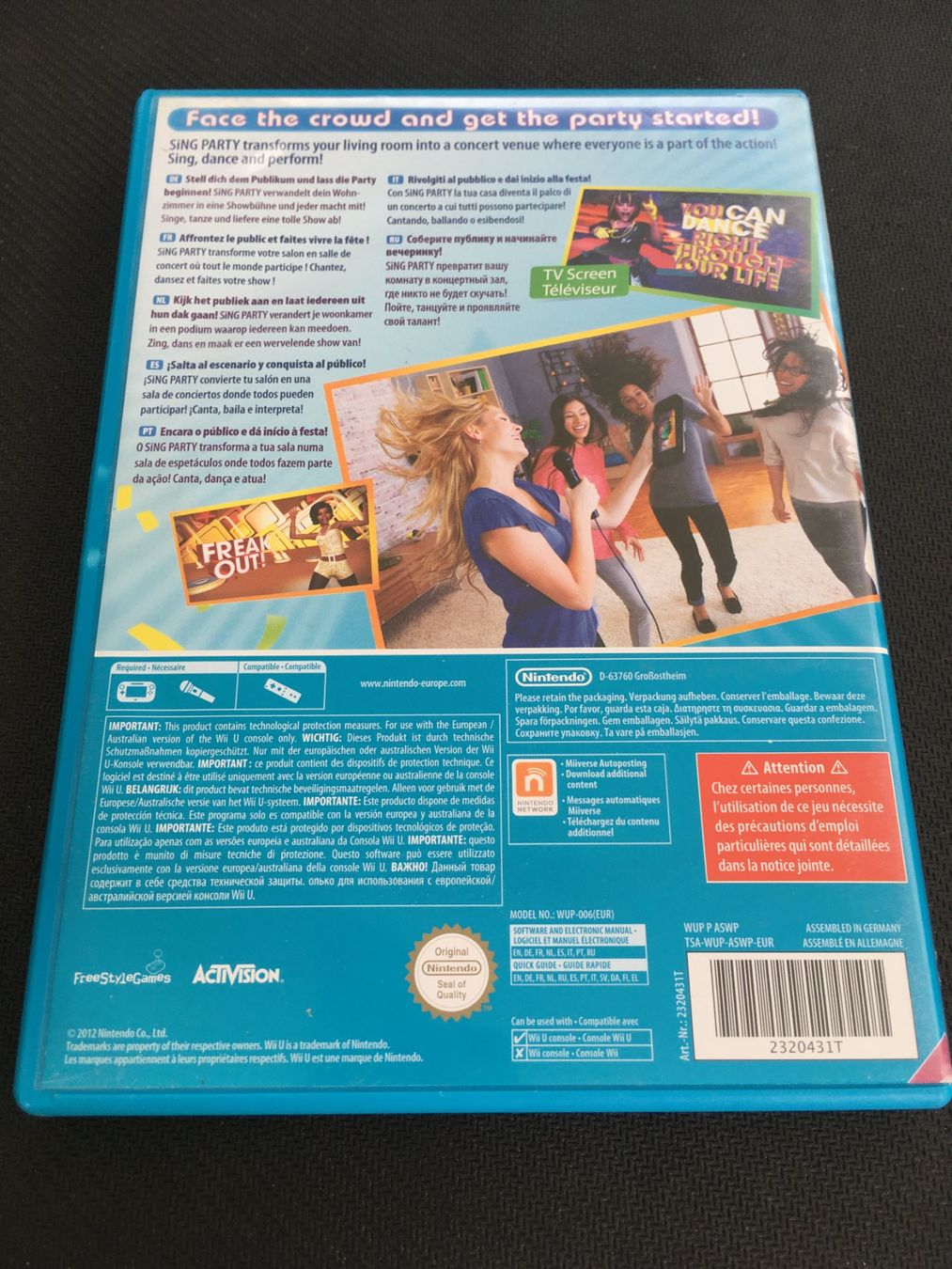 Nintendo Giochi: Sing Party - Nintendo Wii-U – Usato da St.Gallen venduto da Punktchen01 1