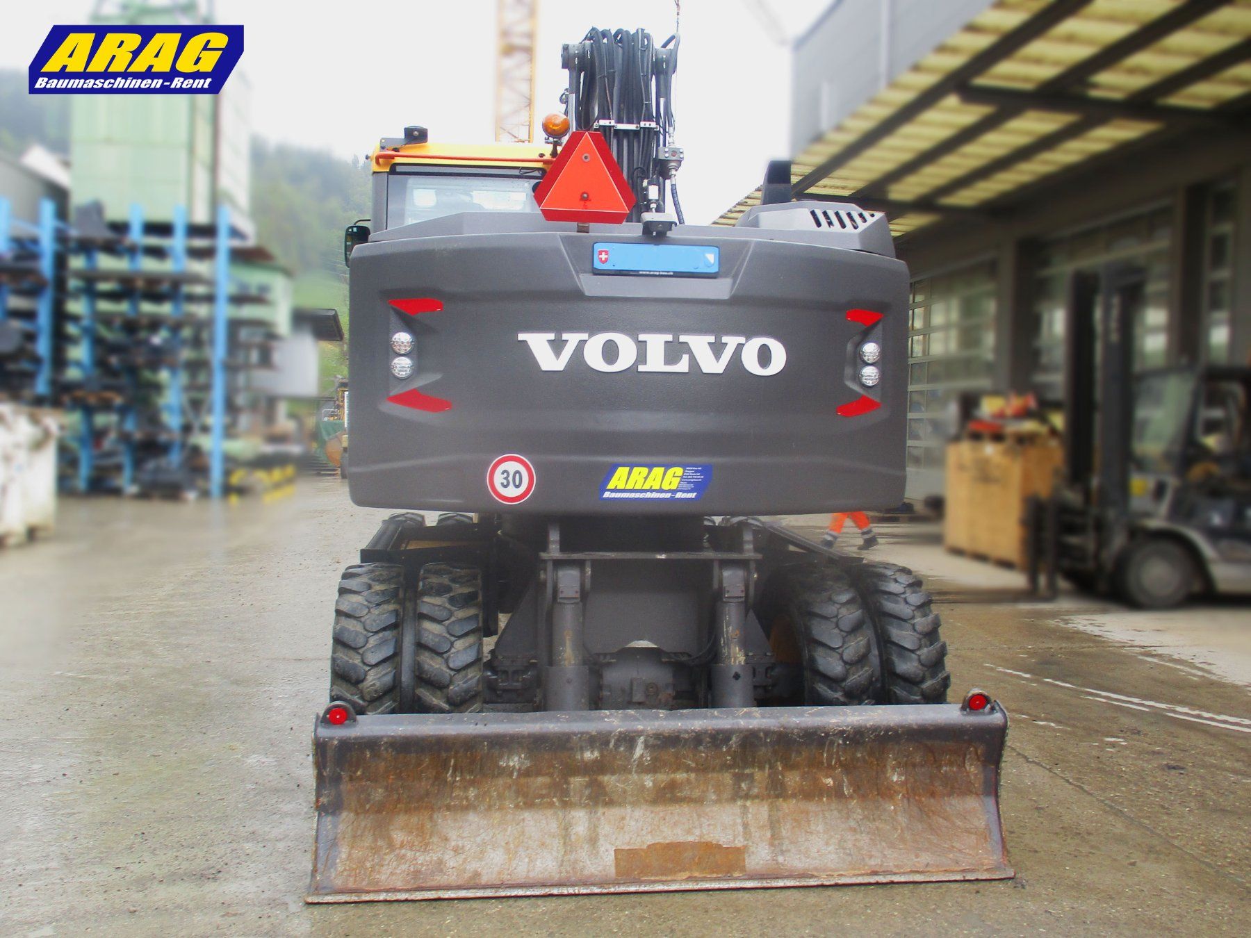 Volvo Escavatori: Volvo EWR150E Mobilbagger – Usato da Hasle LU venduto da Arag08 4