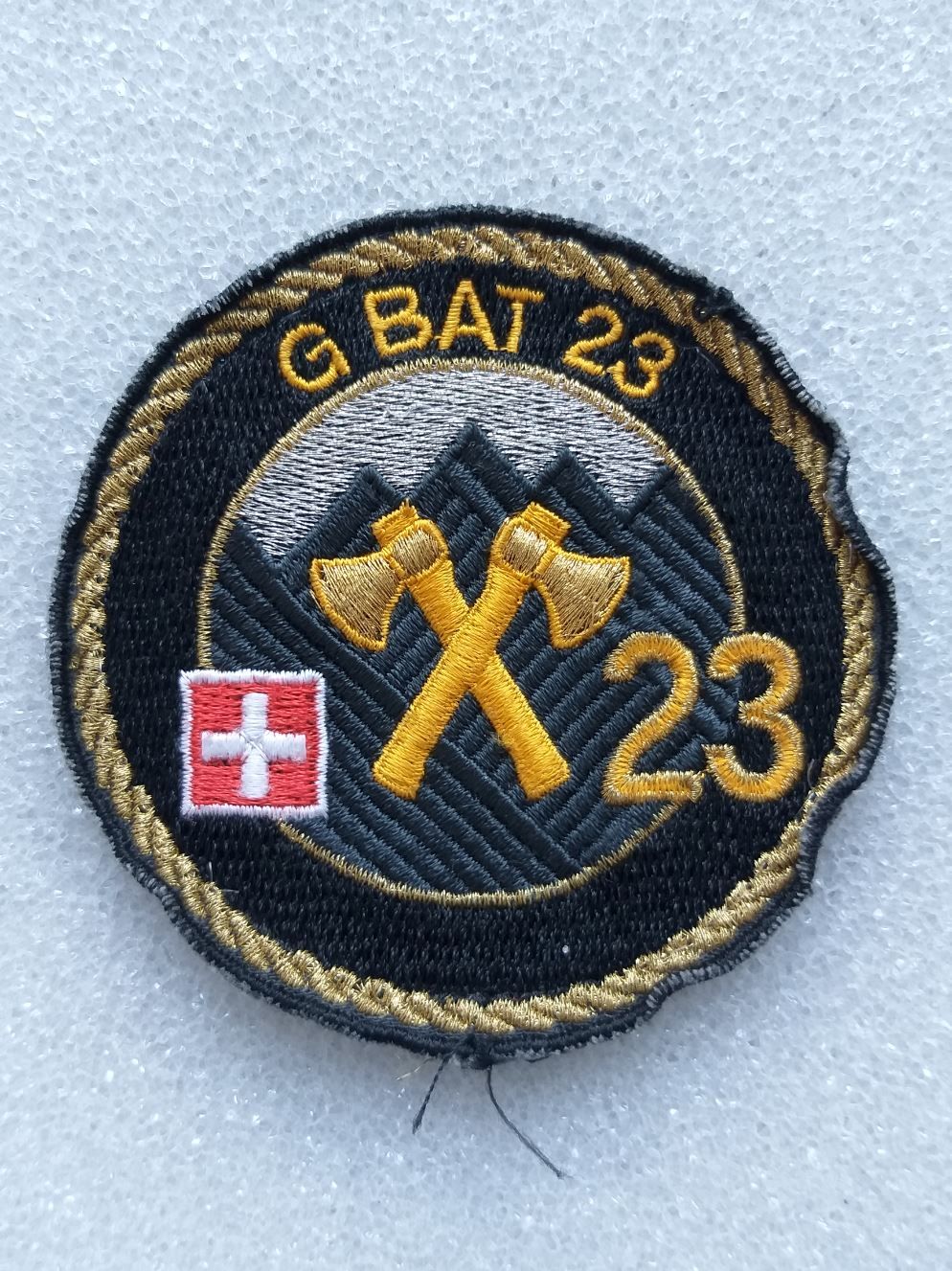 Placchette & Badge: Verbandsabzeichen G Bat 23 Stab – Usato da Bauma venduto da SwissMilitaria