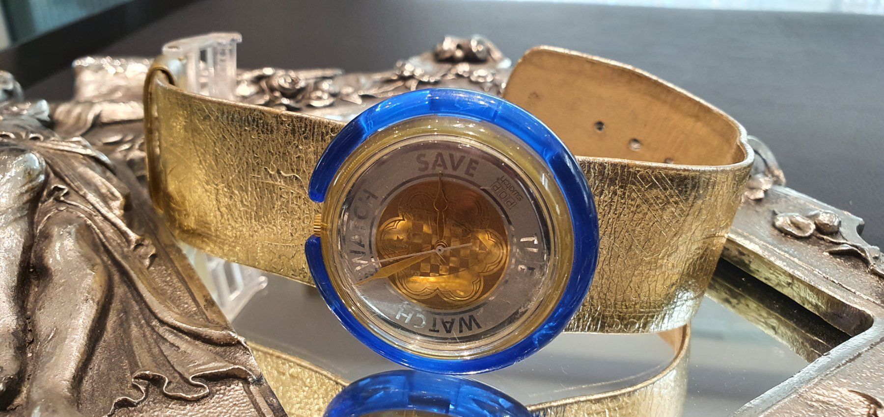 Swatch Orologi: Swatch Save Pop selten!!! GOLD pop watch – Usato da Unterägeri venduto da Altgoldschmuck