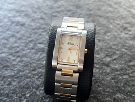 s.Oliver elegante Damenuhr Armbanduhr Quarz Uhr
