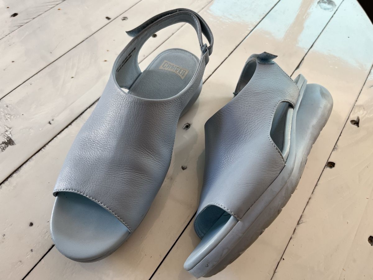 Camper Scarpe da donna: Camper Sandalen Gr 40 hellblau – Usato da Rüti ZH venduto da huzzelrock 3