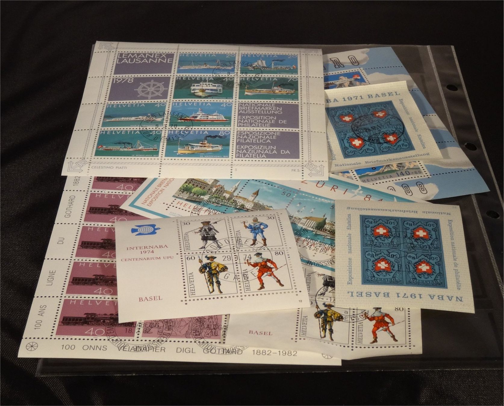 Alle Briefmarken: Divers blocs oblitérés – Gebraucht aus Fribourg von Ddangel