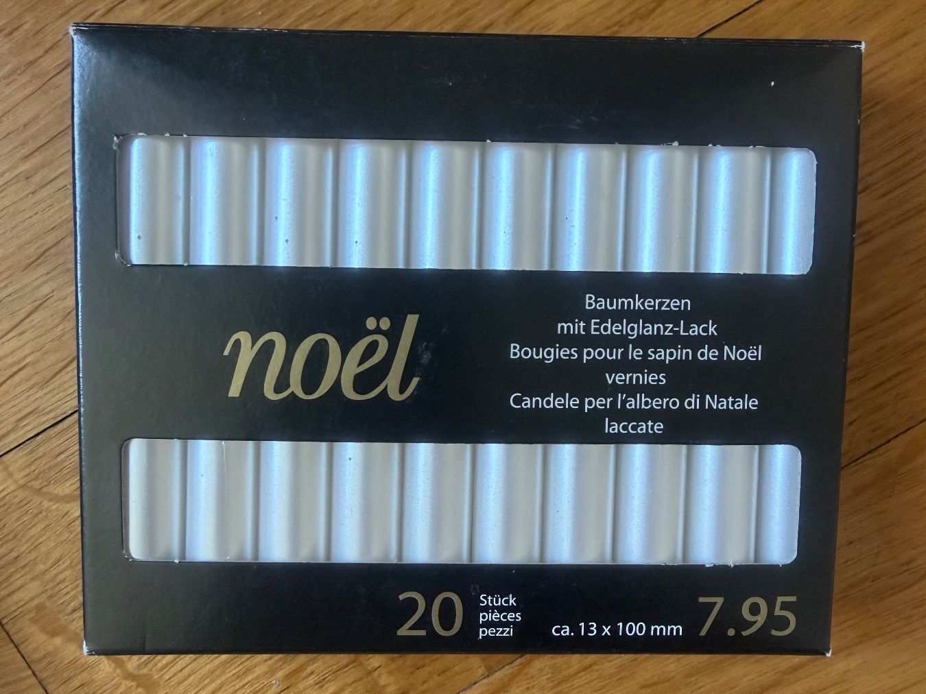 Pfister Kerzen: Tannenbaumkerzen mit Klemmen – Neu und originalverpackt aus Zürich von A255949 4