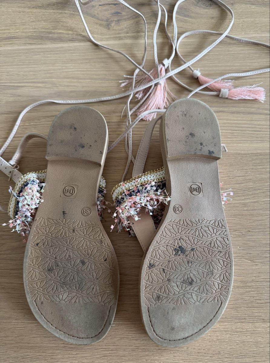 Scarpe da donna: Schnürsandalen, Grösse 38, Leder – Usato da Bachenbülach venduto da Elcomaster 5