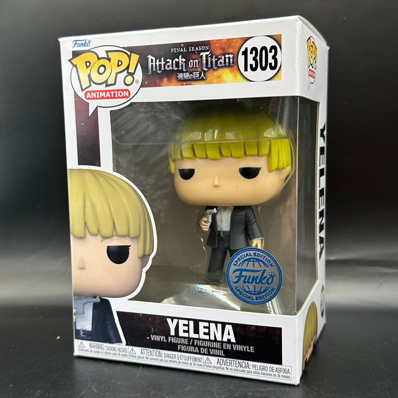 Funko Statuette: Funko Pop! Attack on Titan Yelena 1303 – Usato da Düdingen venduto da Nerdworld
