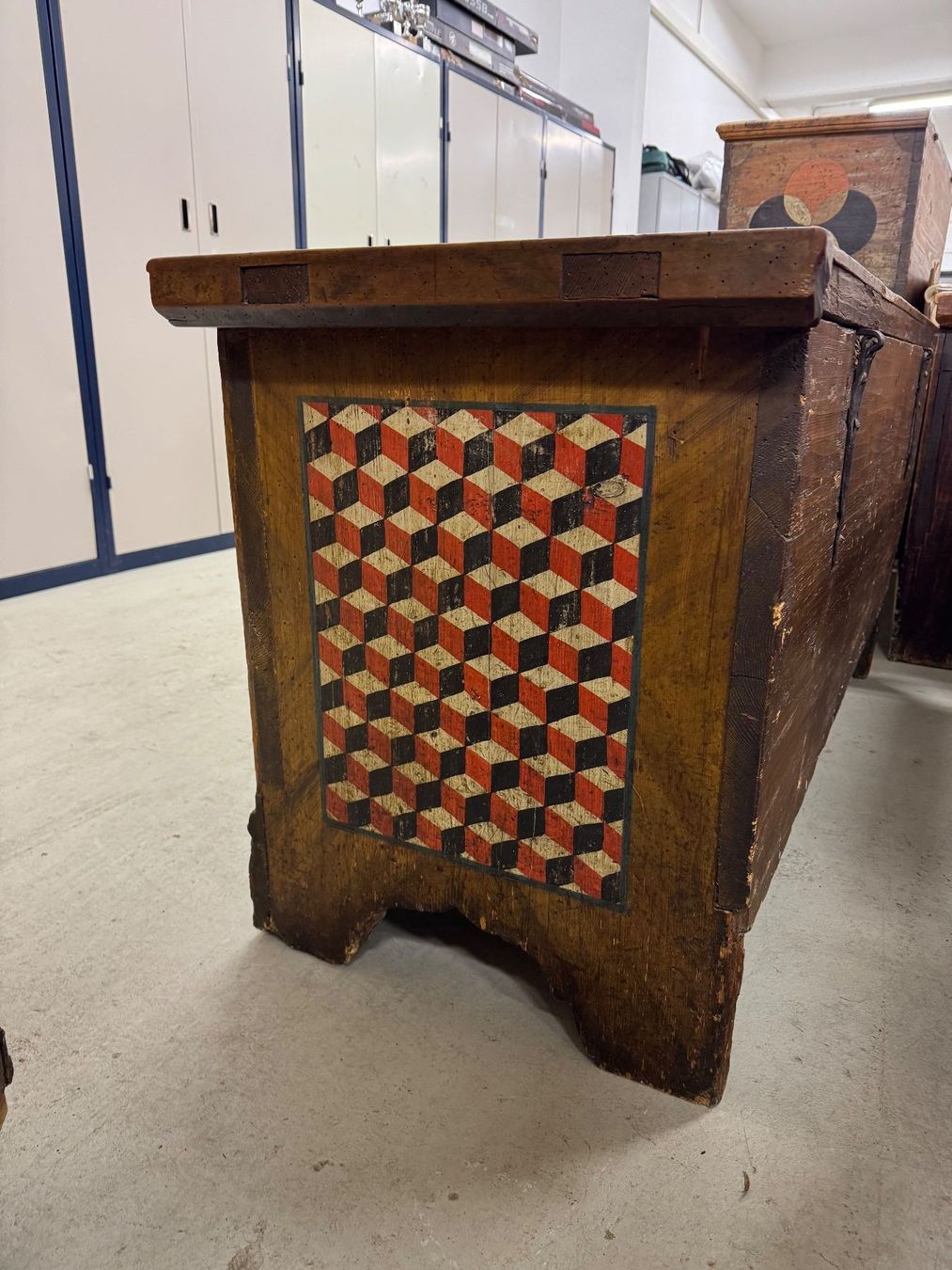 Cassapanche: Authentic Antique Bahut en Sapin - Year 1791 – Usato da Gsteig b. Gstaad venduto da Auctionly 5