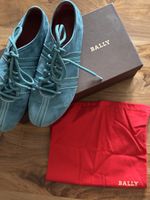 Bally Damenschuhe blau Grösse 39 Leder