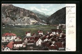 AK Andermatt, Teilansicht, 1904