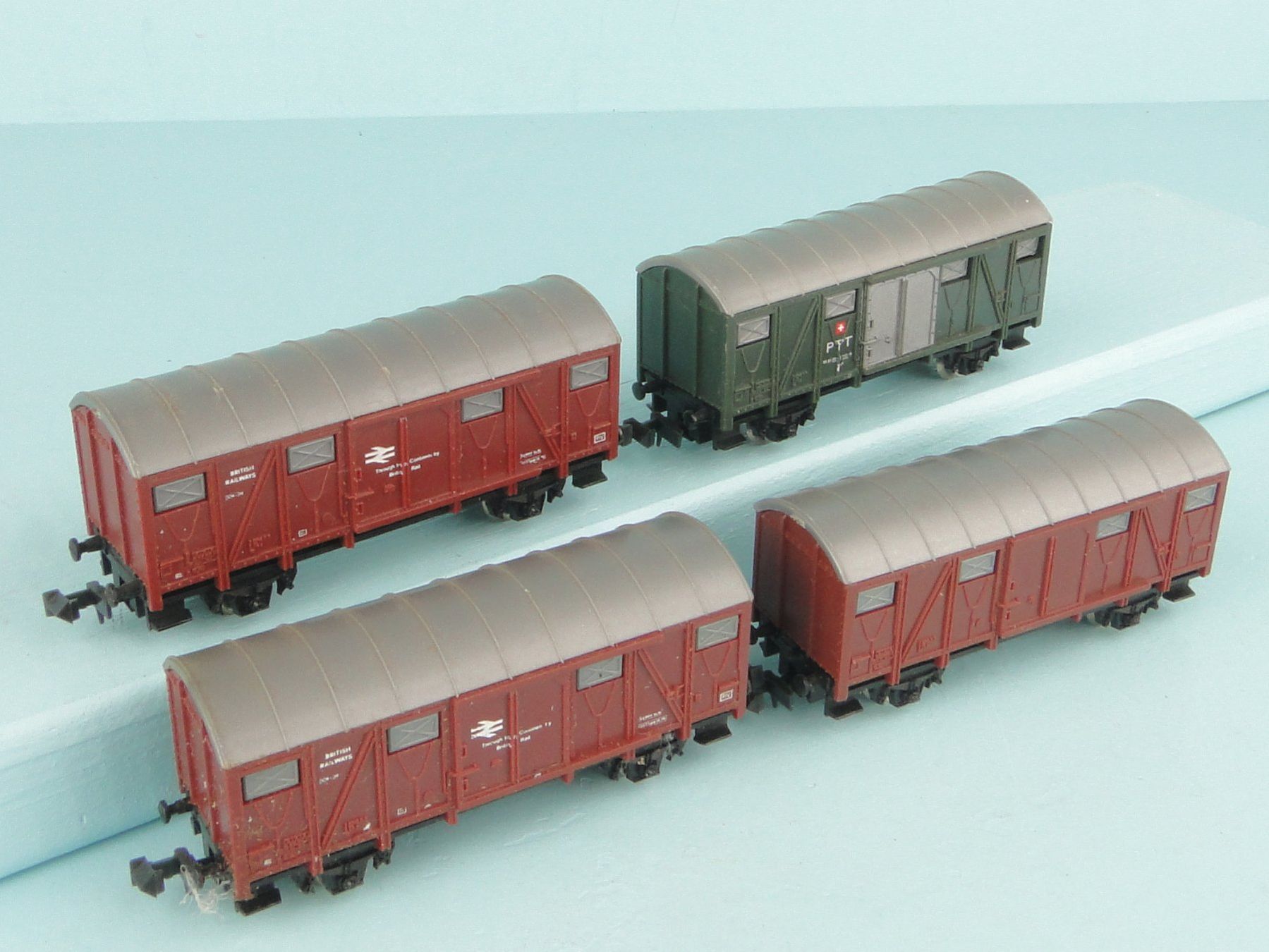 Lima Modellini di ferrovie: LIMA Spur N 4 Güterwagen – Usato da Bülach venduto da cann11 1