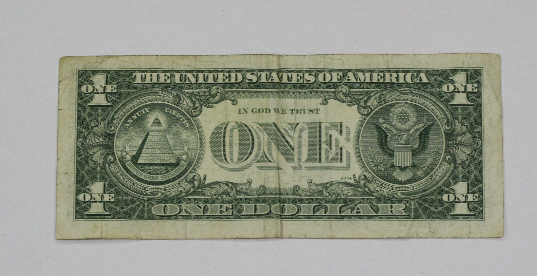 Banknoten: Banknote USA 1 Dollar 1974 – Gebraucht aus Chur von Invinoveritas 1