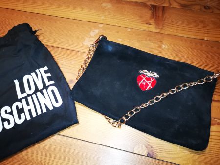 Moschino Echtleder Clutch