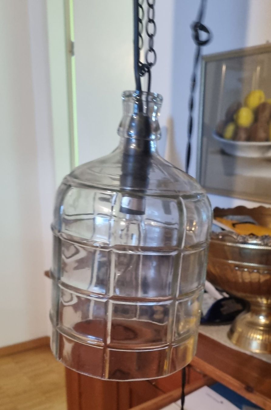 Lampade: Glas Flasche Hängelampe – Usato da Basel venduto da Jcva 1