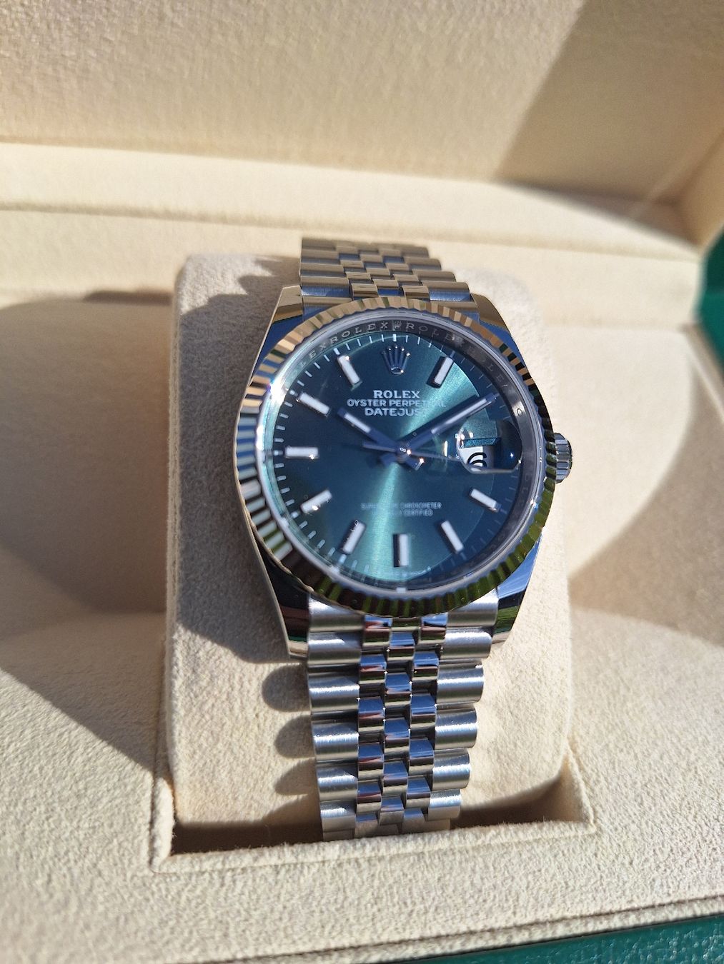 Rolex Orologi: Rolex Datejust 36 mint green – Nuovo (secondo la descrizione) da Eggersriet venduto da Red.on.Do