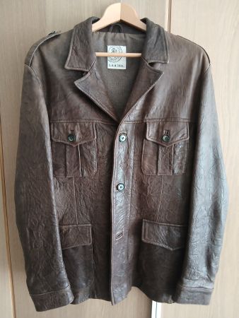 Veste en cuir grainé L.B.M. 1911 Taille 50/ L portée 1 fois