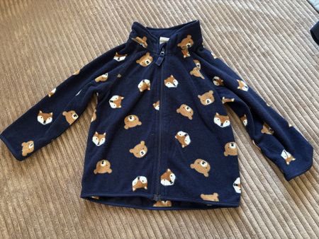Faserpelz, Fleecejacke, Gr. 80, H&M