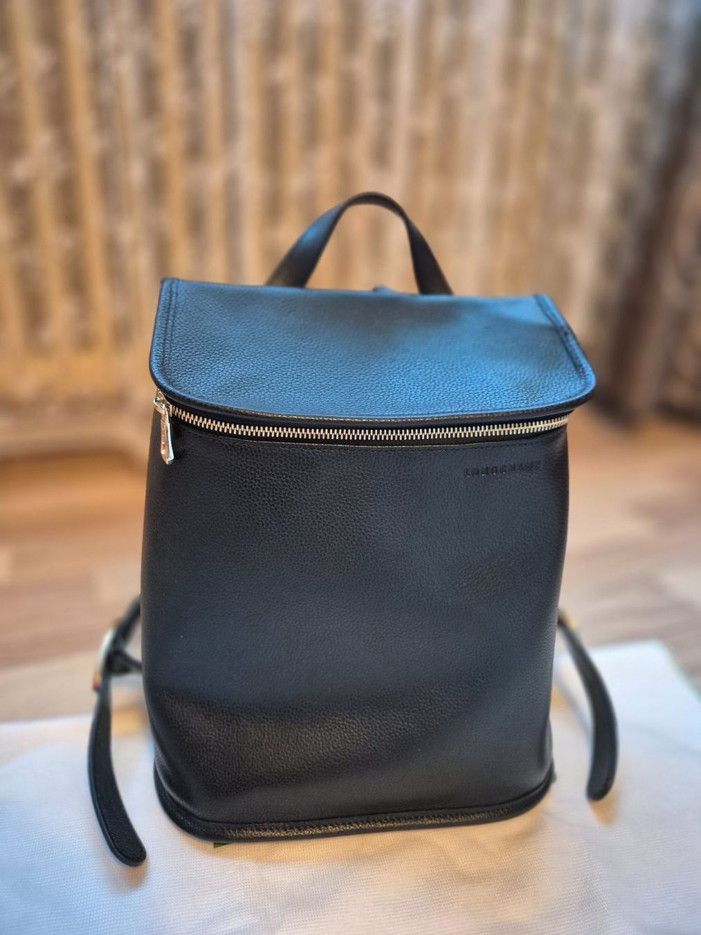 Longchamp Zaini: Neuer LONGCHAMP Rucksack Schwarz – Nuovo (secondo la descrizione) da Unteriberg venduto da VOI_69