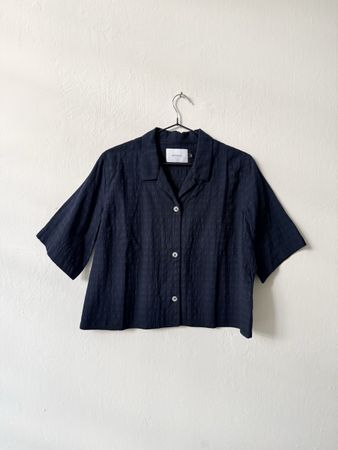 Damen Hemdbluse Rotholz Grösse M dunkelblau neuwertig