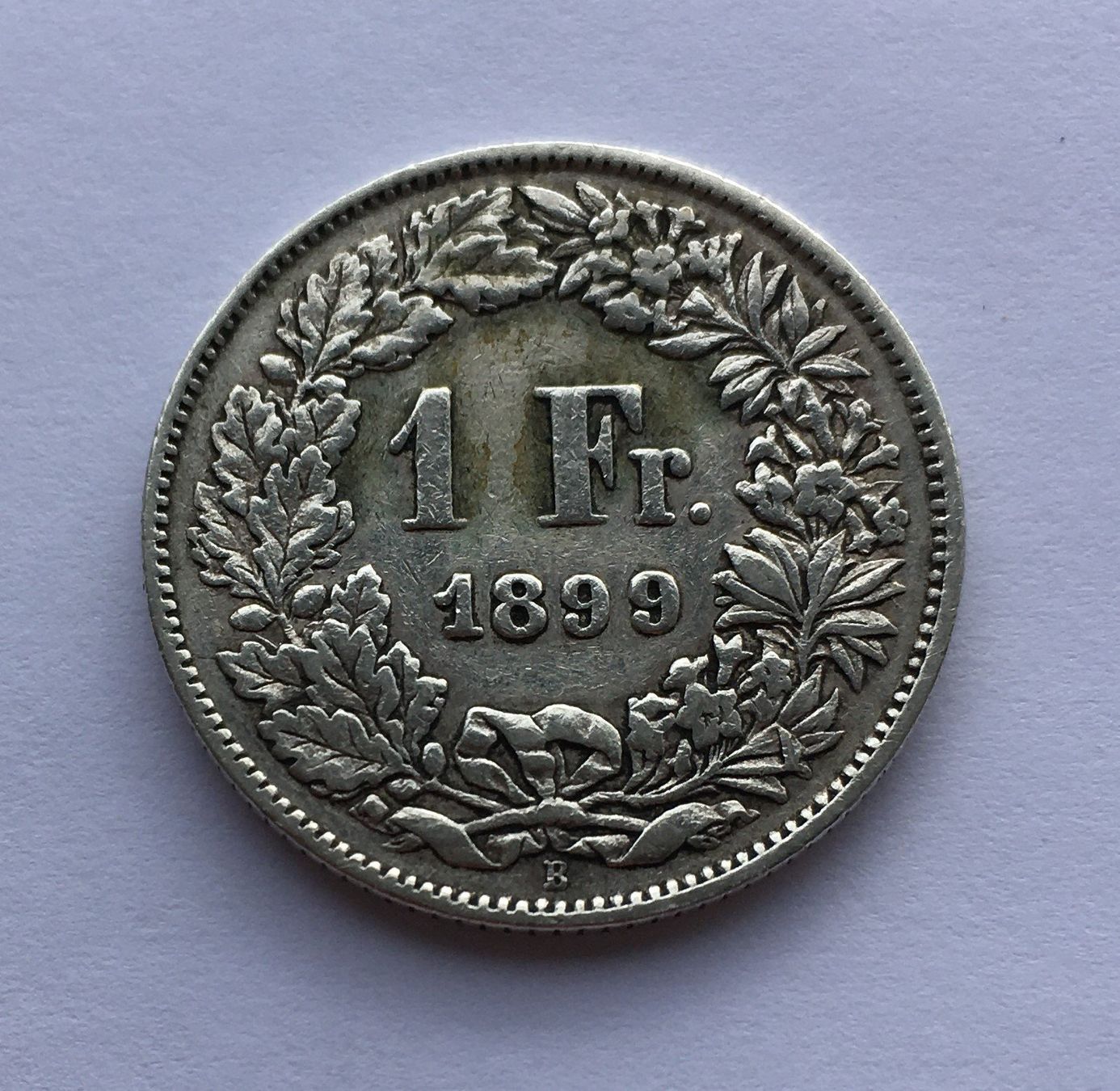 Tutti le monete: 1899 1 Franken ss-vz – Usato da Kirchberg SG venduto da Helveticus00