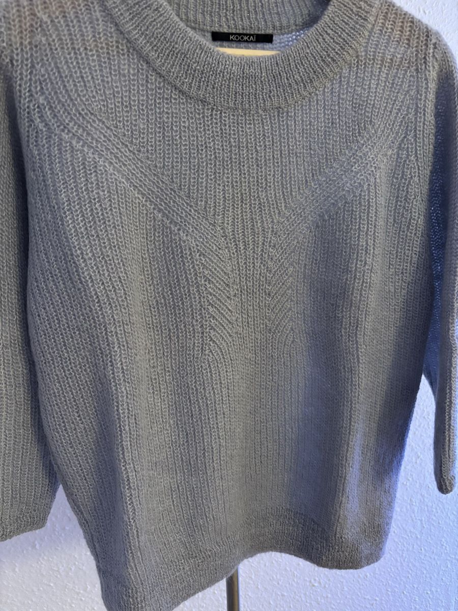 Kookai Pullover & Sweatshirts: Pull Kookai bleu gris taille 1 – Neu (gemäss Beschreibung) aus Onex von ali_8gbq 1