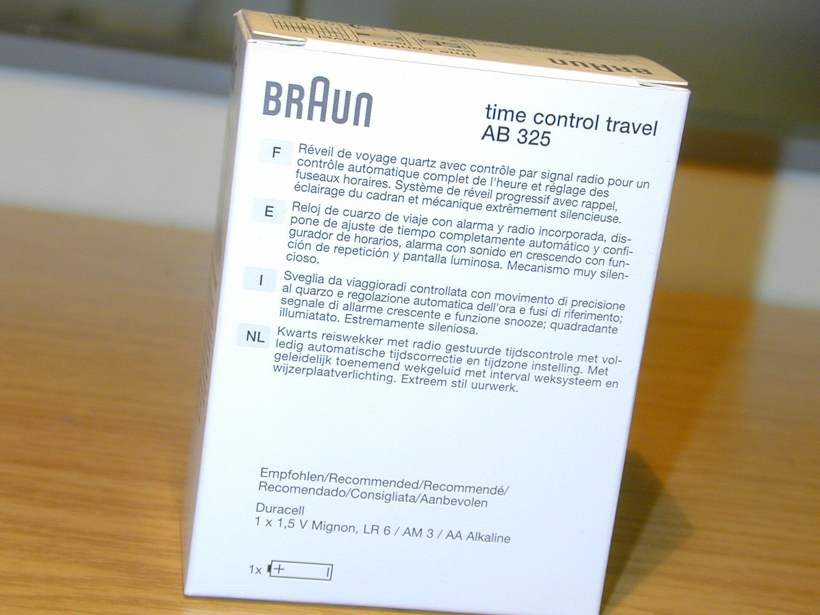 Braun Sveglie: BRAUN ANALOG QUARTZ ALARM CLOCK/WECKER – Nuovo e nell'imballaggio originale da Oberursel venduto da swinger-ecki 6