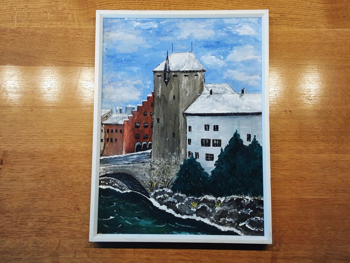Dipinti: Winterliches Gemälde 42 cm x 32 cm – Usato da Stans venduto da kae_hqq5