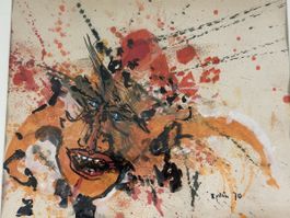 Aquarelle signée Mady Epstein 1928-1986.