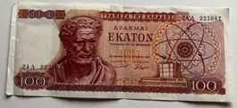 Griechenland 100 Drachmen 1967