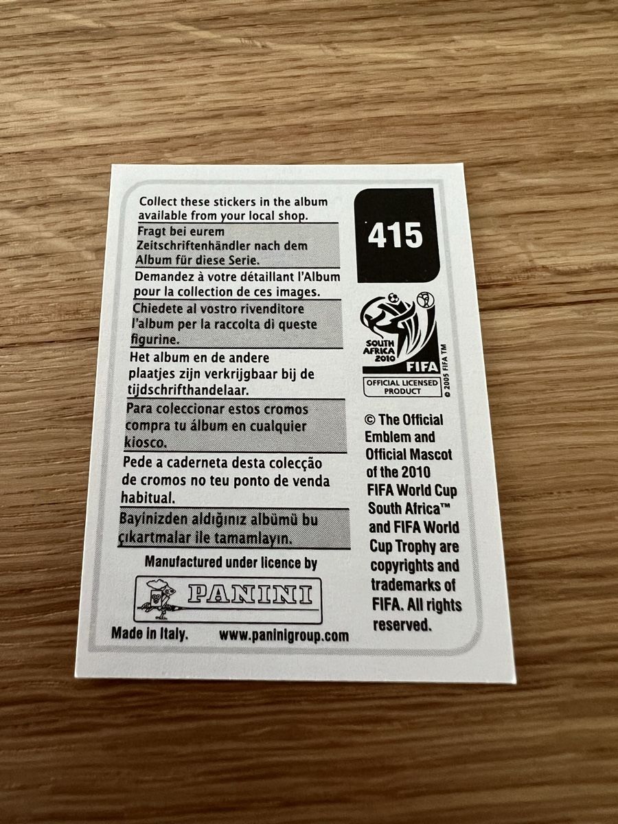 Panini Carte collezionabili: Fabio Grosso (Panini Sticker) – Nuovo (secondo la descrizione) da Olten venduto da fab_75ry 1