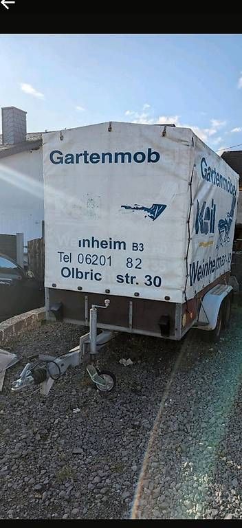Tutte le macchine: Anhänger  1600kg ges.Gewicht  – Usato da Grub AR venduto da kuh_8tc9 1