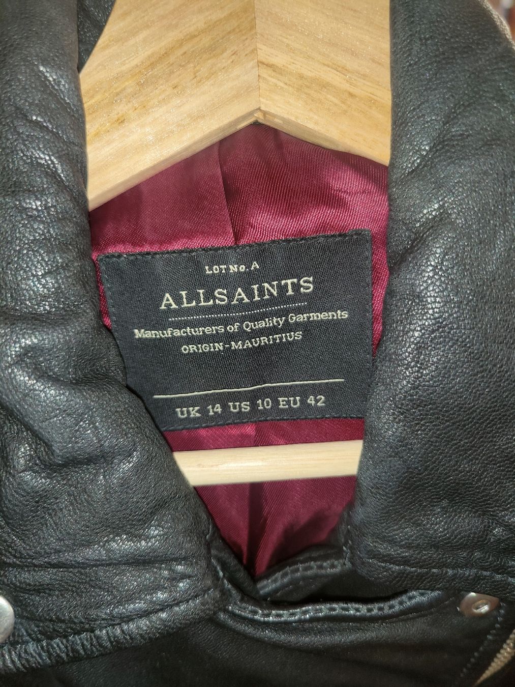 Allsaints Giacche: kurze Lederjacke von All Saints - US 10 – Usato da Schaffhausen venduto da fraeuleinstyle 4