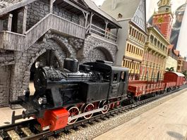 Märklin 3029 DB Werkslok Güterzug