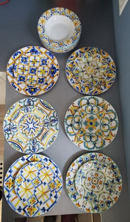BRANDANI Bicchiere MEDICEA DECORI Assortiti Set 6 PZ Vetro