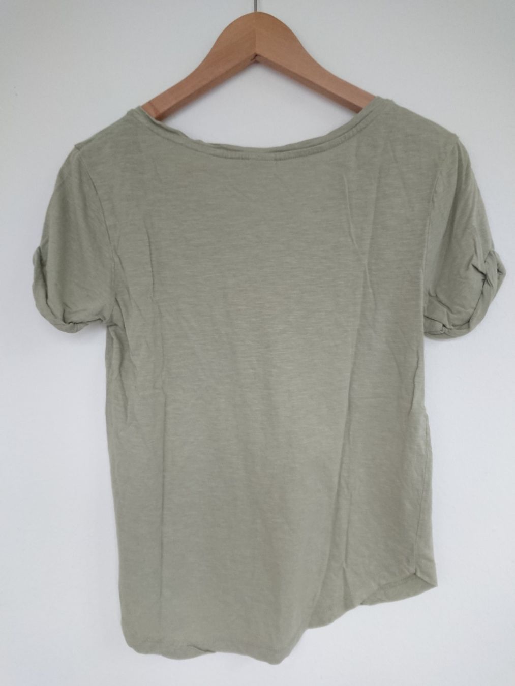 Zebra T-shirt: Basic Damen T-Shirt Zebra Gr. XS Olive – Usato da Hallau venduto da CHACLA 2