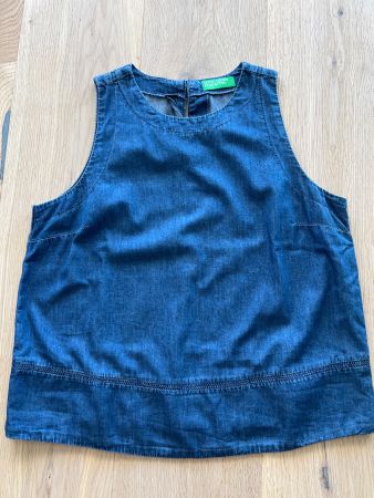 Jeans Top von Benetton Gr. S