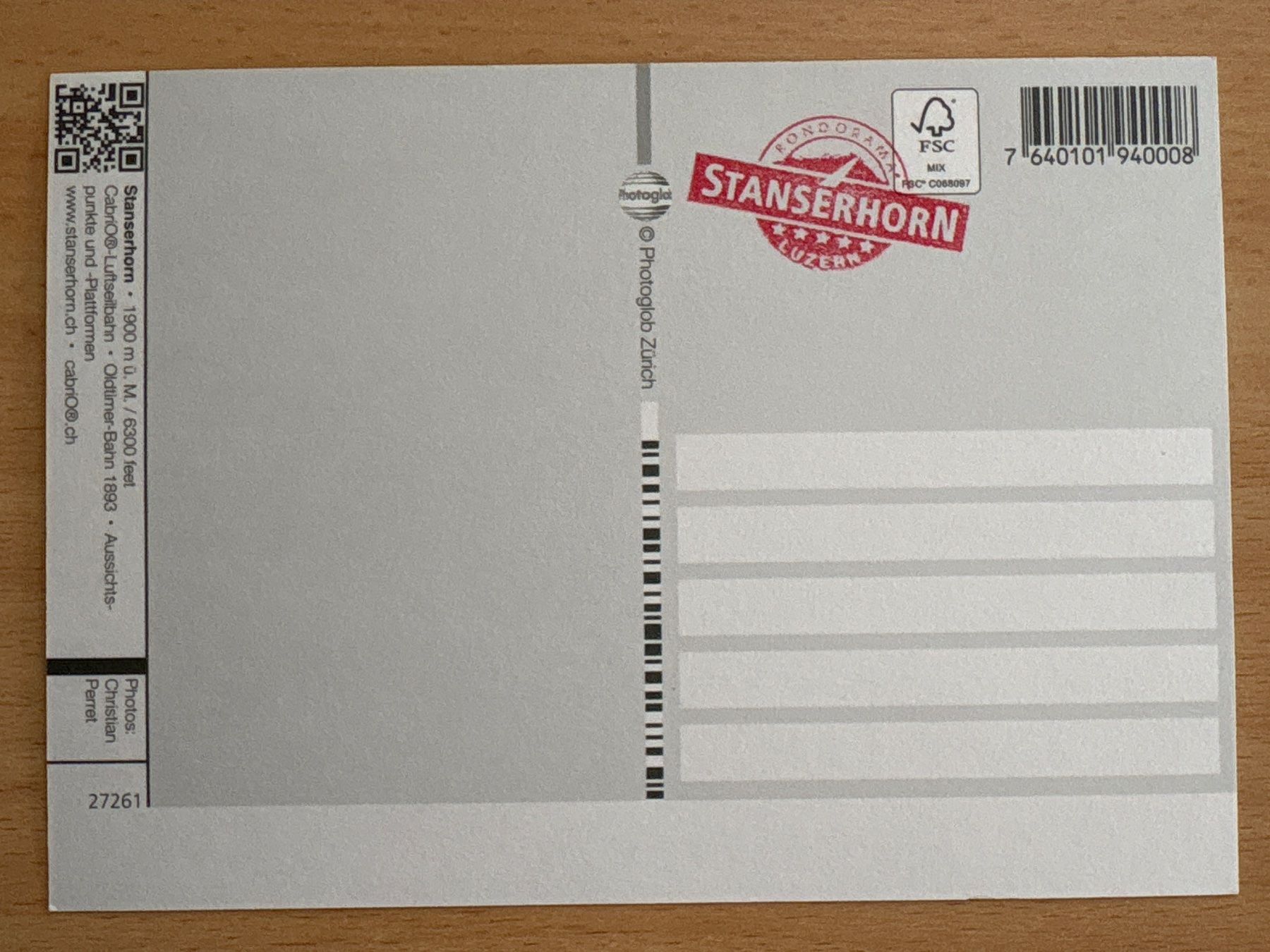 Cartoline postali: Stanserhorn Cabrio POSTKARTE************* – Usato da Ibach venduto da lisch3 1