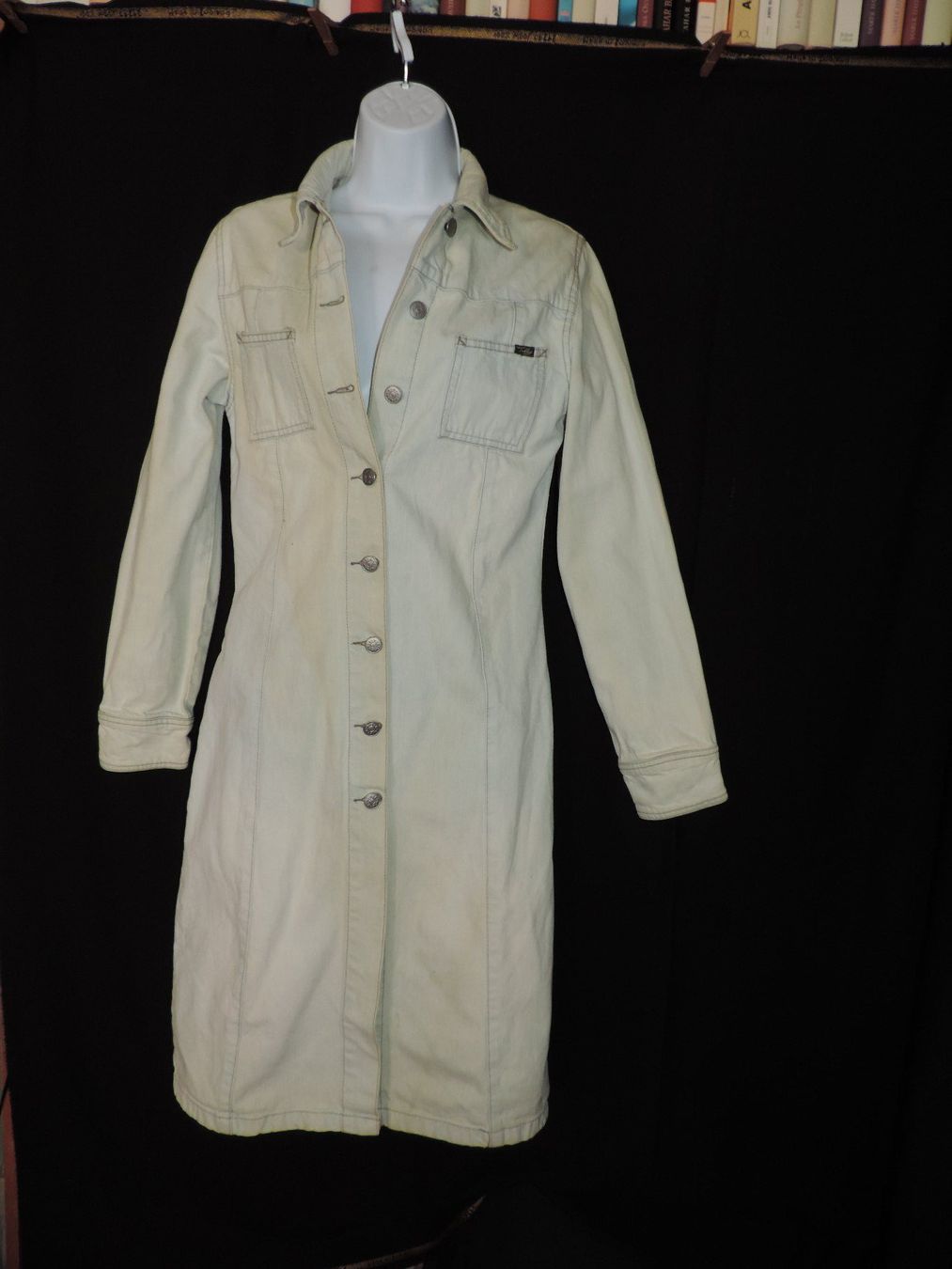 Giacche: veste longue en jeans bleu clair – Usato da Genève venduto da Axelle333 4