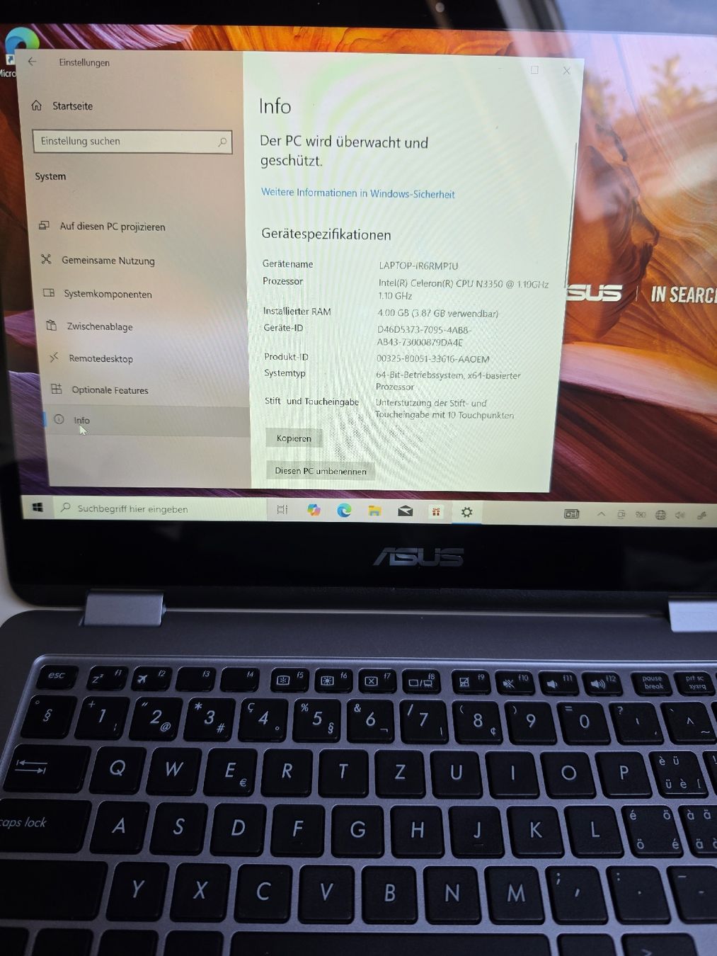 Asus Portables: Asus Notebook – D'occasion à Uffikon par iza_l6ds 1