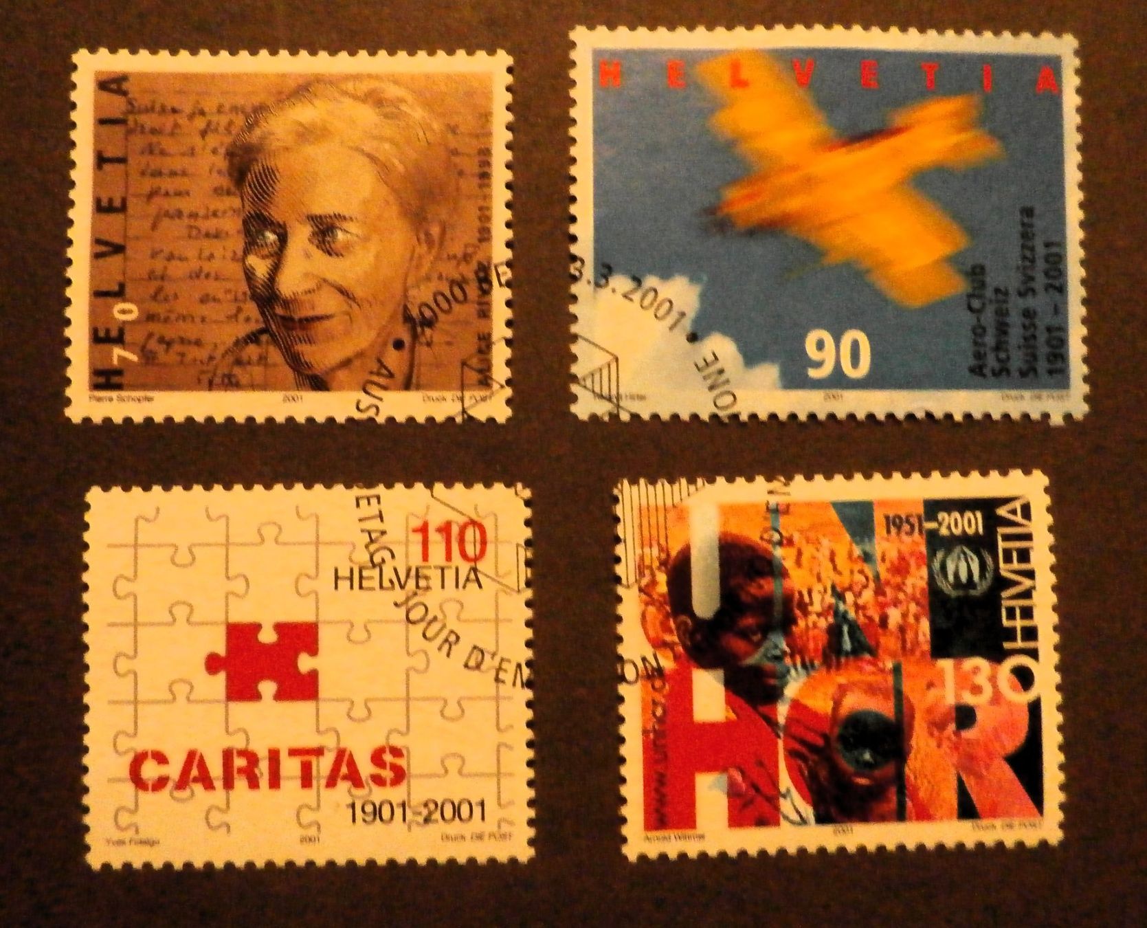 Tutti i francobolli: CH 2001 Sondermarken ET – Usato da Kehrsatz venduto da Bernherb2