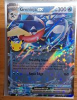 Pokemon Karte Greninja ex PROMO 30 Jahre